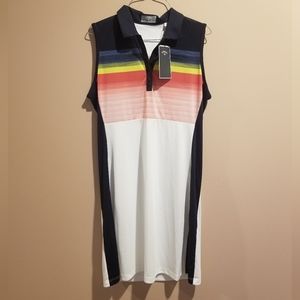 NWT Callaway Opti-Dri Brilliant White Golf Dress